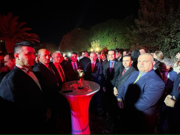 السكرتير العام لحزب بيت نهرين الديمقراطي يهنئ القنصل التركي