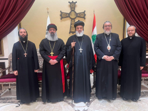 البطريرك مار اغناطيوس افرام الثاني يستقبل أسقف أبرشية بغداد للكنيسة الآشورية