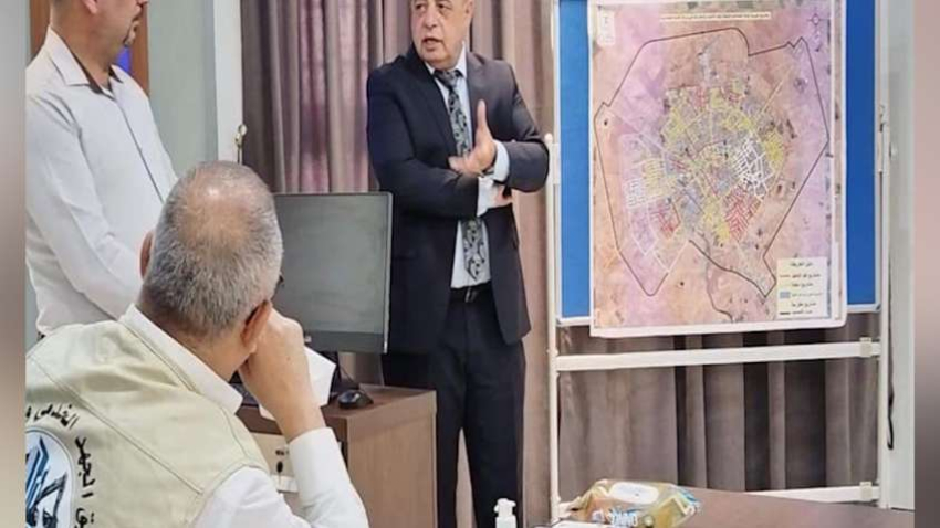 لقاء يجمع قائممقام بغديدا بوفد حكومي من المهندسين