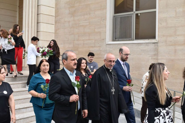 حزب بيت نهرين يشارك في مراسيم احياء الذكرى 110 لابادة الارمن