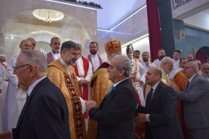 حزب بيت نهرين الديمقراطي يشارك مراسيم أستلام الاسقف مار ابرس مهام أبرشية نوهدرا ونينوى