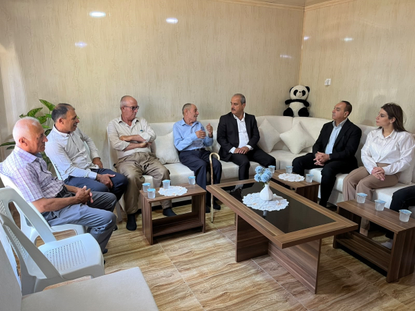 حزب بيت نهرين الديمقراطي يزور قرية كشكاوا ويبحث التجاوزات على أراضي أبناء شعبنا