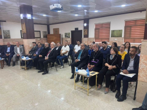 السكرتير العام يشارك اجتماعا مع الوفد الاشوري القادم من امريكا في دهوك وقداس عيد الصليب في أنوني (كاني ماسي)