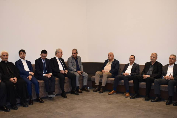 حزب بيت نهرين الديمقراطي يشارك مراسيم التعزية لضحايا كارثة بغديدا