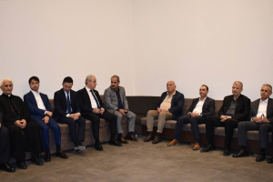 حزب بيت نهرين الديمقراطي يشارك مراسيم التعزية لضحايا كارثة بغديدا