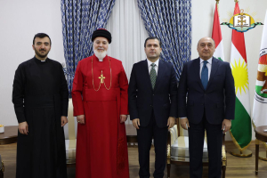 قداسة البطريرك مار اوا الثالث يستقبل فوزي حريري