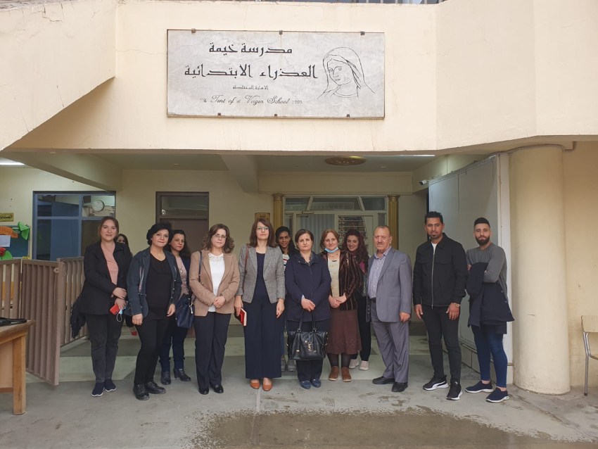الدراسة السريانية تقدم درسا تدريبيا في التربية الدينية المسيحية في بغداد