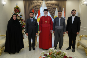 استقبال البطريرك مار آوا الثالث وفد من تيار الحكمة الوطني