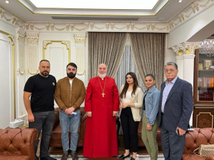 قداسة البطريرك مار آوا الثالث يجتمع مع اللجنة الاستشارية الهندسية