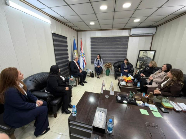 السكرتير العام يستقبل وفد المرأة السوريتو